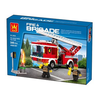 Lắp ráp Ghép Hình Biệt Đội Xe Cứu Hỏa 2625