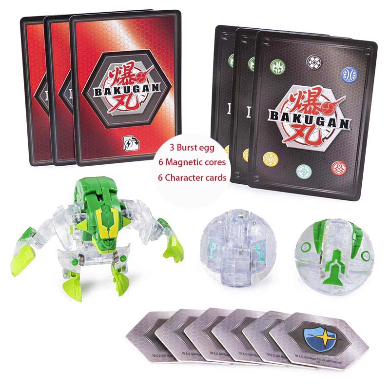 Bộ đồ chơi trứng nổ lõi từ và thẻ nhân vật Bakugan Vestroia Gundalian Invaders Neo Dragonoid 2019 cho trẻ em