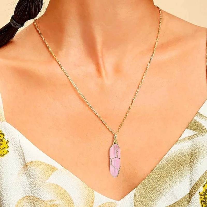 Vòng cổ Mặt Đá Tự Nhiên