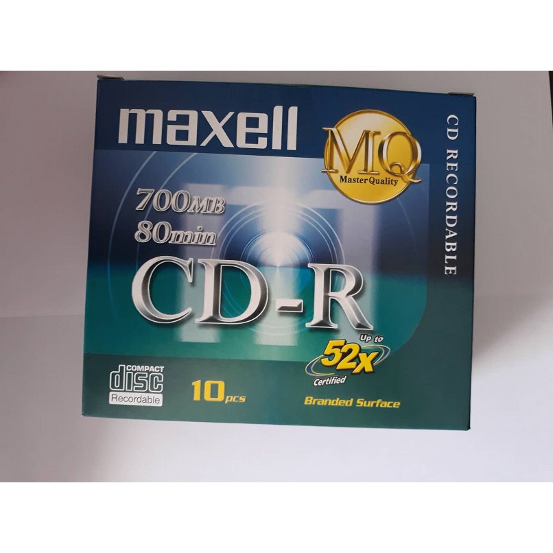 Đĩa trắng CD-R MAXELL HỘP 1 CÁI