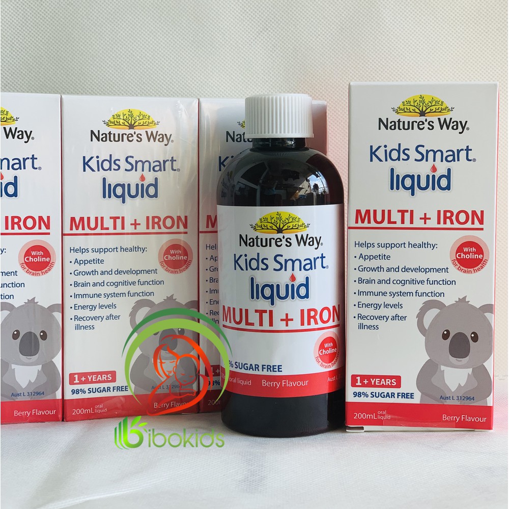 Sắt nước kids smart multi iron liquid 200ml