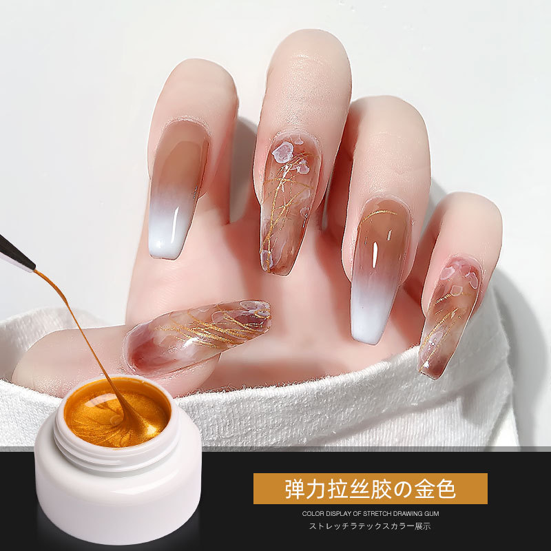 Nail art sơn móng tay painting kéo soi DIY nail polish gel nail painting line gel