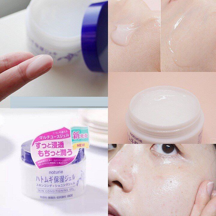 🦋giảm giá🦋Gel Dưỡng Da Naturie Hatomugi Skin Conditioning Chiết Xuất Từ Hạt Cây Ý Dĩ 180g
