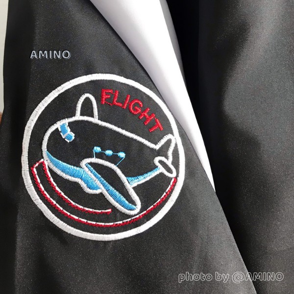 Áo khoác Bomber dù 2 lớp nam nữ thêu chữ thời trang nhiều màu | BigBuy360 - bigbuy360.vn