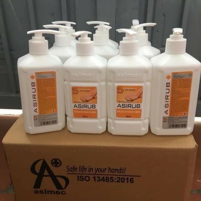 Dung dịch rửa tay Asirub 500ml [BB]