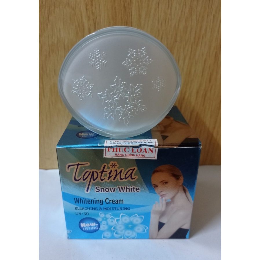 Kem dưỡng trắng da TOPTINA xanh biển ngừa nám, giảm thâm, tàn nhang 15g