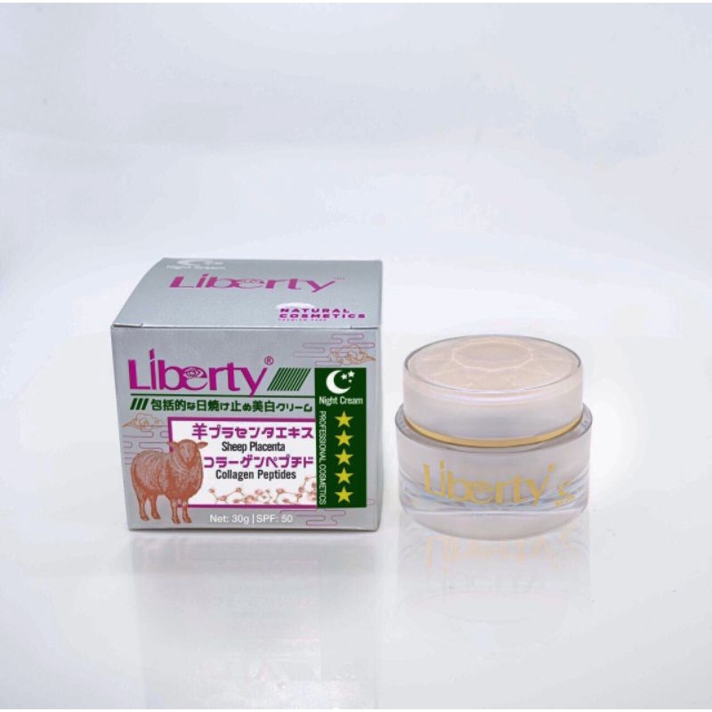 Kem LIBERTY dưỡng da Collagen Peptides và nhau thai cừu Nhật