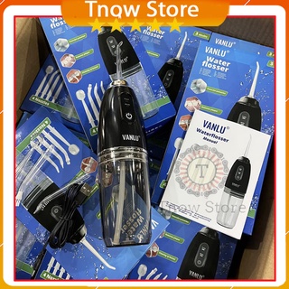 Tăm nước Vanlu 💥FREESHIP💥 máy tăm nước 4 đầu siêu tiện lợi hàng xuất Đức