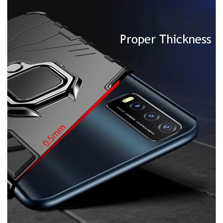 Ốp Lưng Vivo Y20 Y20S Y12S Có Vòng Khuyên Đỡ Điện Thoại Và Nam Châm Gắn Xe Ô Tô | BigBuy360 - bigbuy360.vn