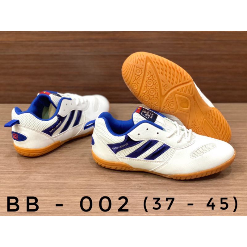 Giày bóng ban-cầu lông nam nữ CP BB002 thương hiệu Việt Trắng phối