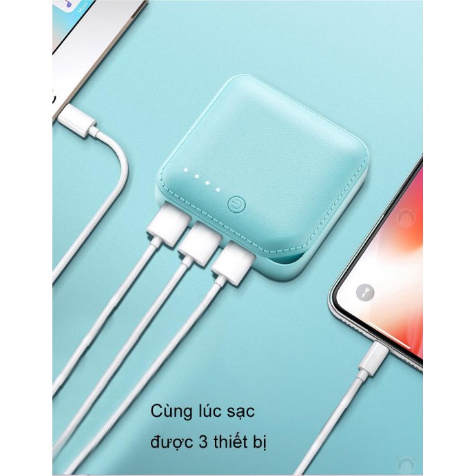 Sạc dự phòng đèn LED nhỏ nhắn 10.000mAh - Home and Garden