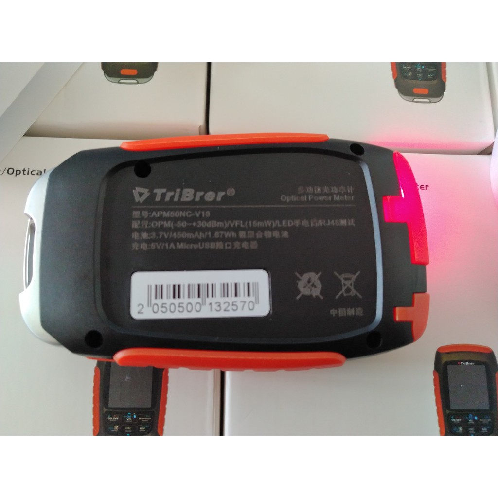 Máy đo công suất  quang Tribrer 15km 4 trong 1 APM50NT cáp sạc cao cấp