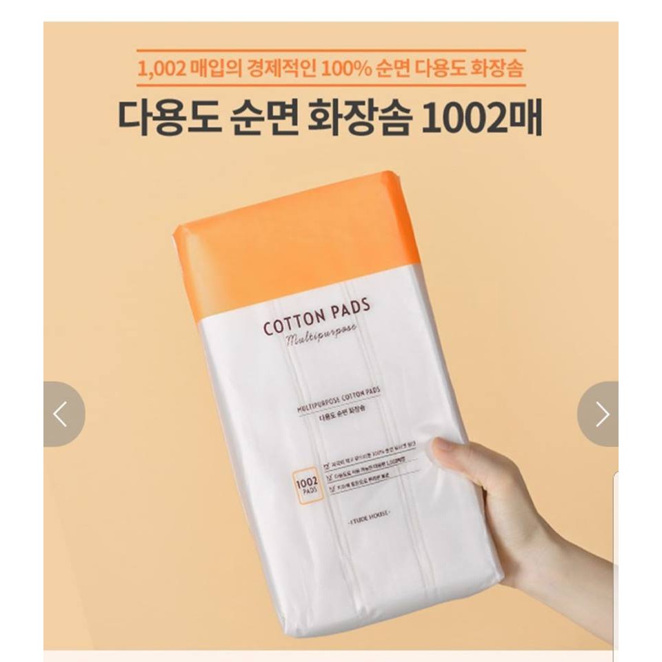 Bông Tẩy Trang Hàn Quốc Cotton Pads 1002 Miếng