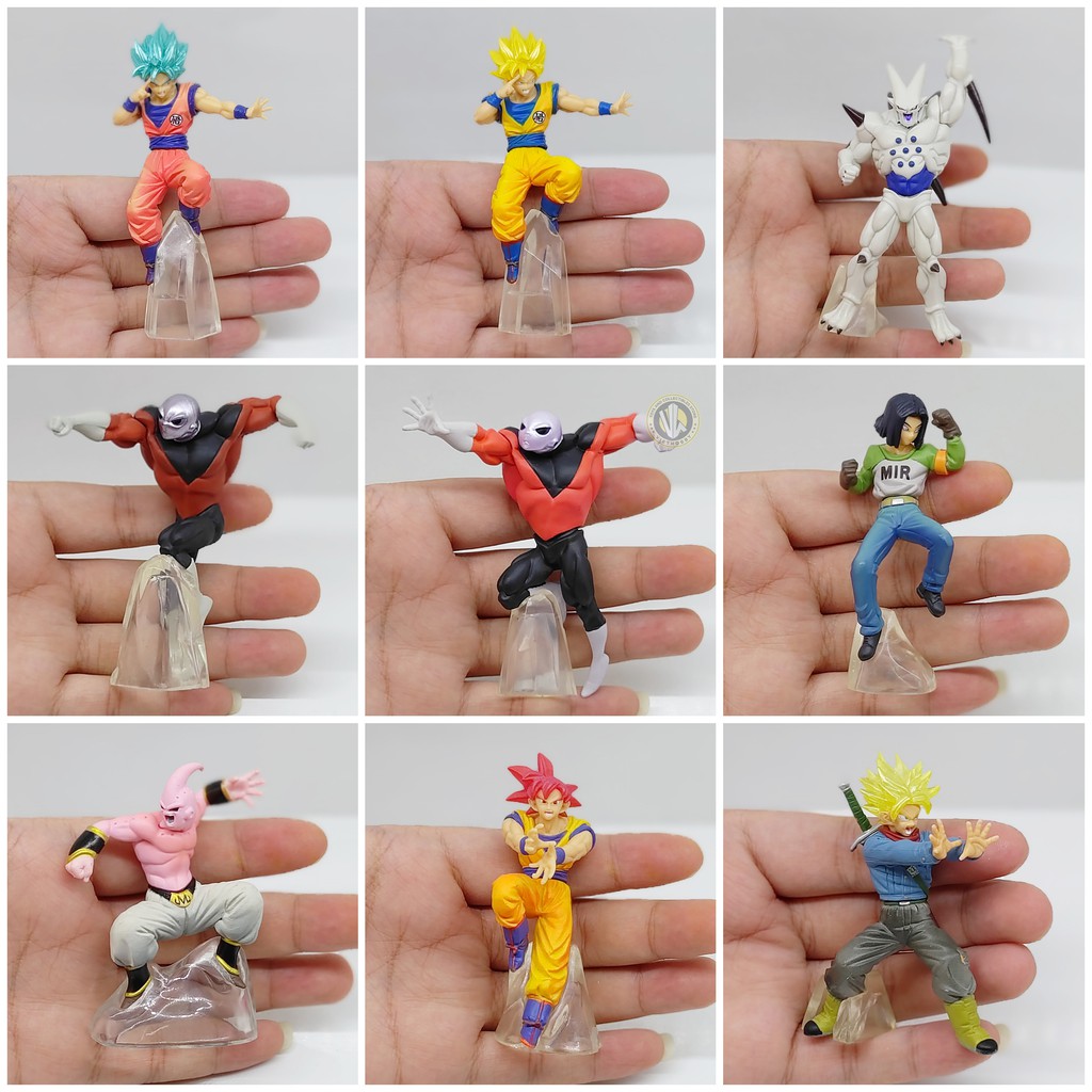 [nobox] Mô hình Figure chính hãng Bandai Dragon Ball HG + HG VS cao 6-8cm (2)