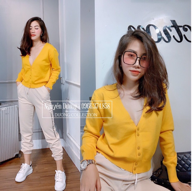 ÁO CADIGAN LEN MỊN 6 KHUY MS14288 | BigBuy360 - bigbuy360.vn