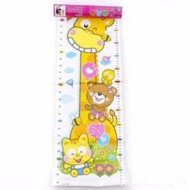 [ Xả kho - Freeship] Decal dán tường đo chiều cao cho bé