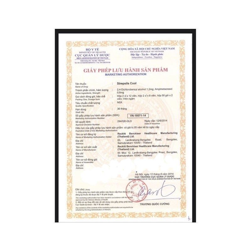 VIÊN NGẬM STREPSILS