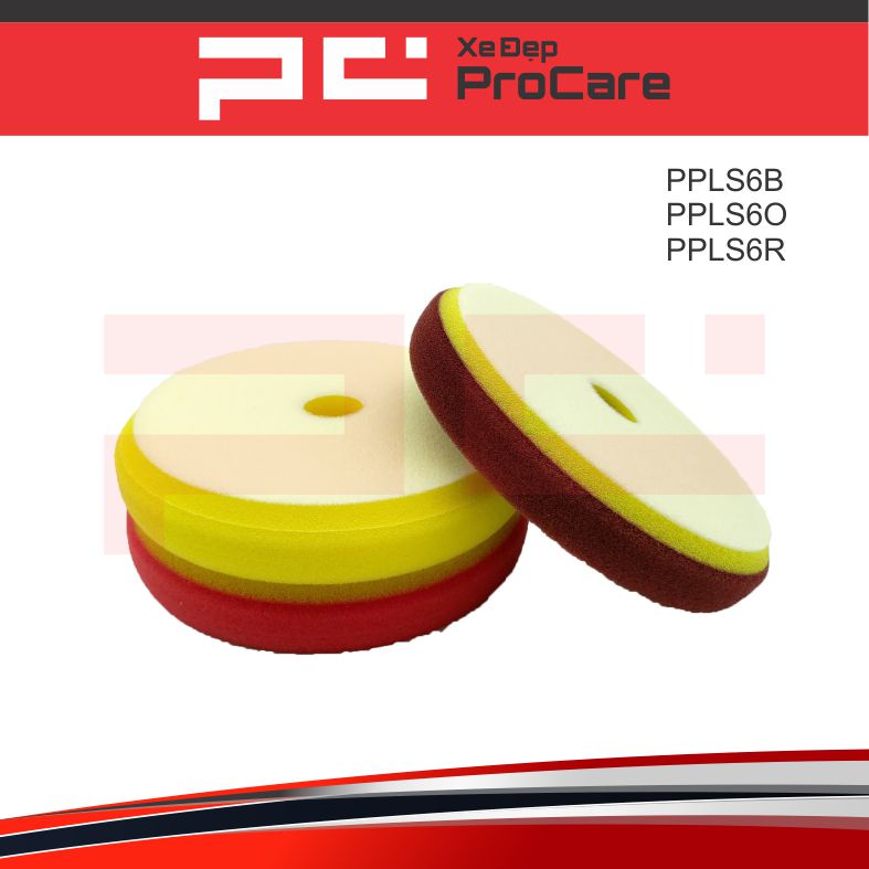 Phớt đánh bóng SPTA 6inch - bước 1 - bước 2 - bước 3 (có lớp lót) - PROCARE