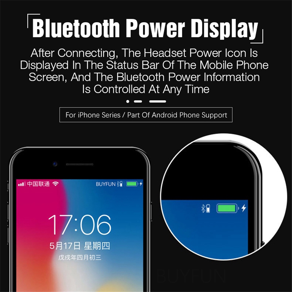 Tai nghe Bluetooth không dây i13 TWS với màn hình cảm ứng