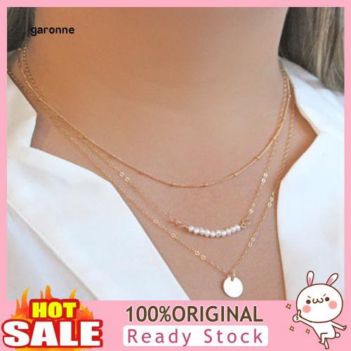 Dây Chuyền Hợp Kim Đính Ngọc Trai Giả Xinh Xắn