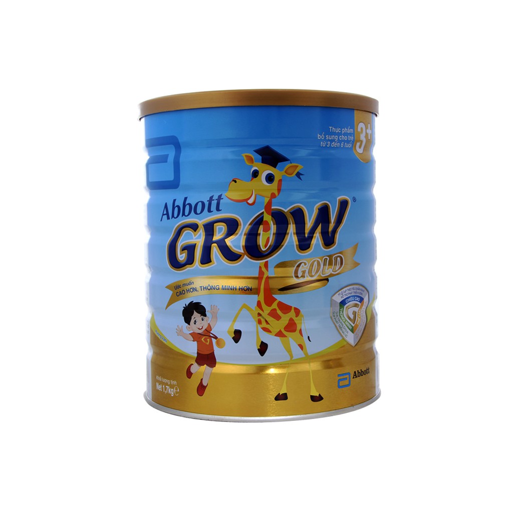 thanh lý Sữa bột Abbott Grow Gold 3+ 1.7kg hsd 10/2022