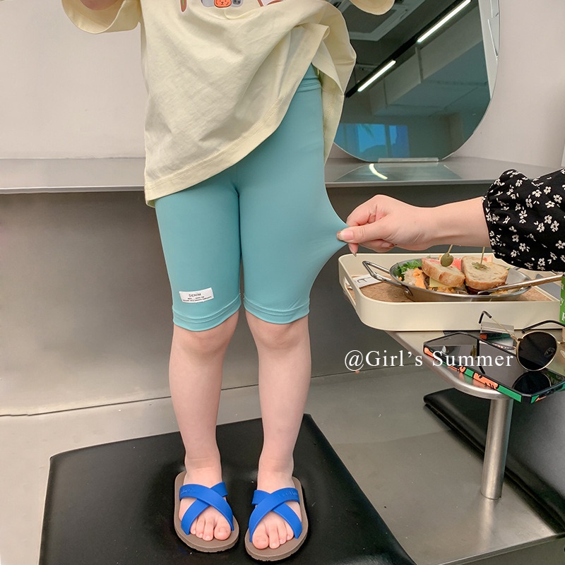 Quần Legging Lửng Tập Yoga Thời Trang Mùa Hè Dành Cho Bé Gái