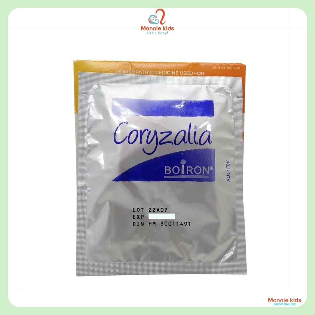 Nước muối uống vi lượng đồng căn Boiron Coryzalia 30ml, muối uống cho bé Canada - Monnie Kids