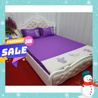 COMBO GA GỐI SATIN 100% COTTON MÀU TÍM HUẾ [MIỄN PHÍ VẬN CHUYỂN]