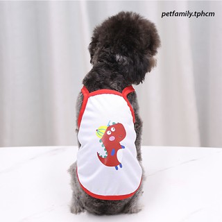 Áo Hai Dây Khủng Long Đỏ Cho Thú Cưng Chó Mèo - hàng có sẳn