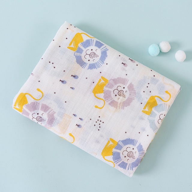 Khăn tắm xô 2 lớp cho bé Eddy Bella Muslin Swaddle kích thước 110 x 110 cm siêu thấm, mềm mịn