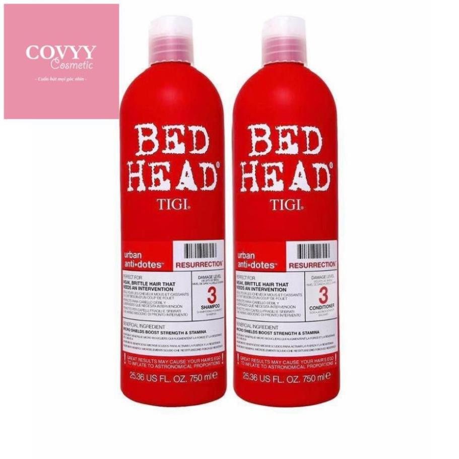 [FreeShip - Giá Sập Sàn] Bộ Dầu gội xả Tigi Bed Head phục hồi cấp độ 3