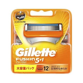 Vỉ 12 lưỡi dao cạo râu Gillette Fusion 5 + 1