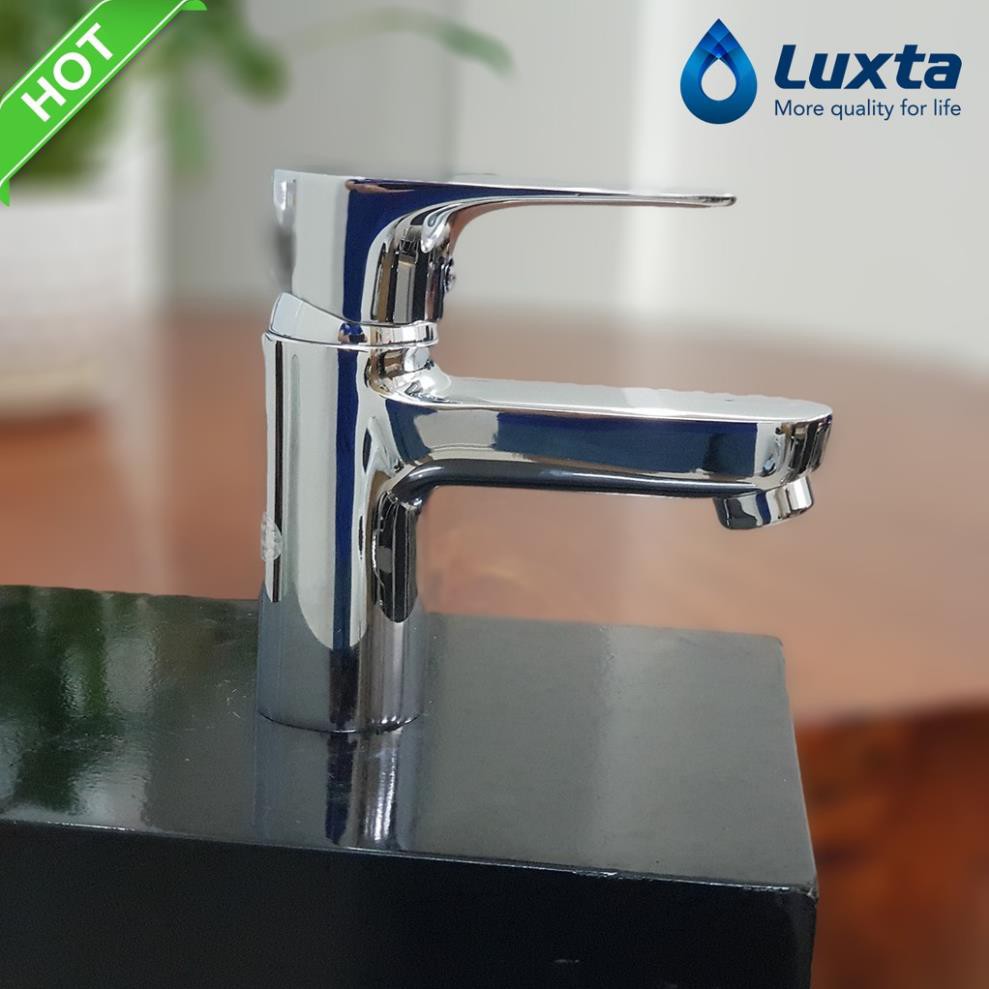 Vòi LAVABO nóng lạnh Luxta L1222X6 tặng 2 dây cấp, BH 5 năm