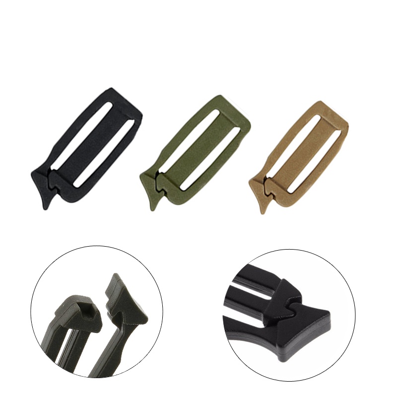 Set 6 kẹp đeo balo tiện dụng 25mm
