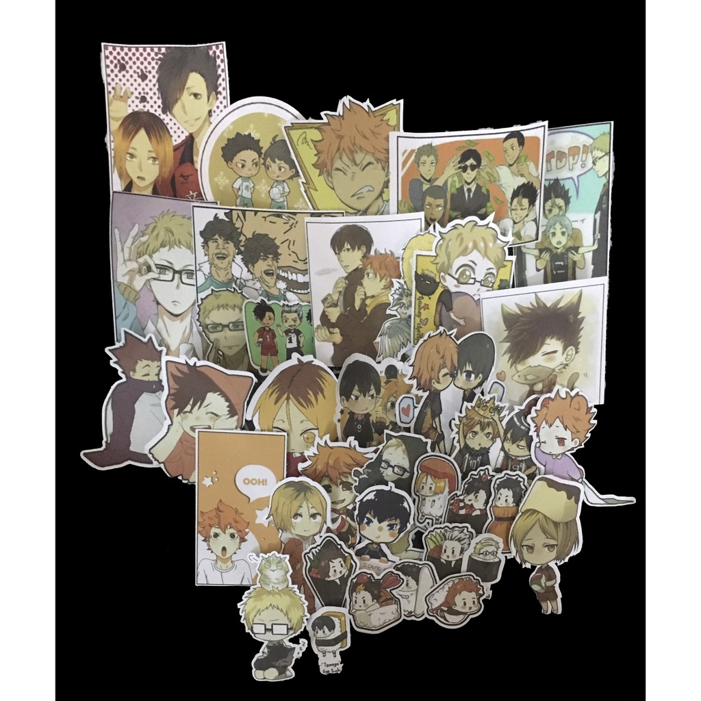 Bộ hình dán - sticker anime Haikyuu!! Vua Bóng Chuyền