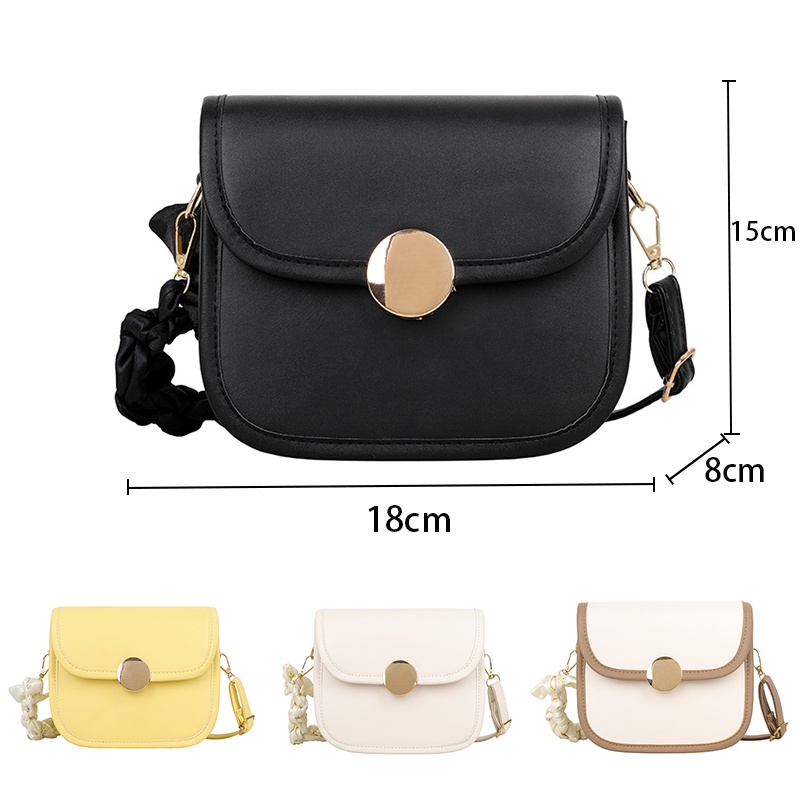 Túi xách nữ  𝑭𝑹𝑬𝑬𝑺𝑯𝑰𝑷 đeo chéo kẹp nách đẹp thời trang giá rẻ quai mix khăn nơ cao cấp