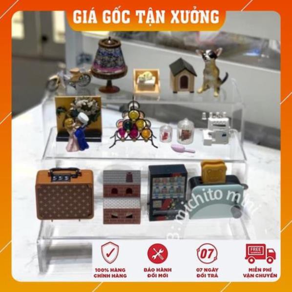 Bộ Kệ Mica 3 tầng rời -  kích thước Lớn - Trưng Bày Sản phẩm - đồ sưu tầm mô hình