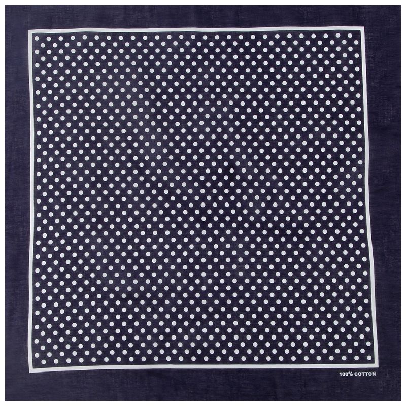 Khăn Choàng Cổ Vuông Họa Tiết Chấm Bi Phong Cách Cao Bồi Cho Nam Và Nữ