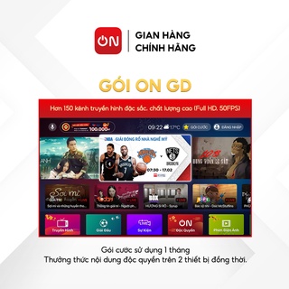 Toàn quốc [E-voucher] - Gói Gia đình 1 tháng VTVcab ON