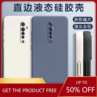 Ốp điện thoại chống sốc dạng lỏng cạnh thẳng OPPO Reno2Z Reno2 Reno2 RenoZ Rneo10X Reno Vỏ bảo vệ silicon trọn gói