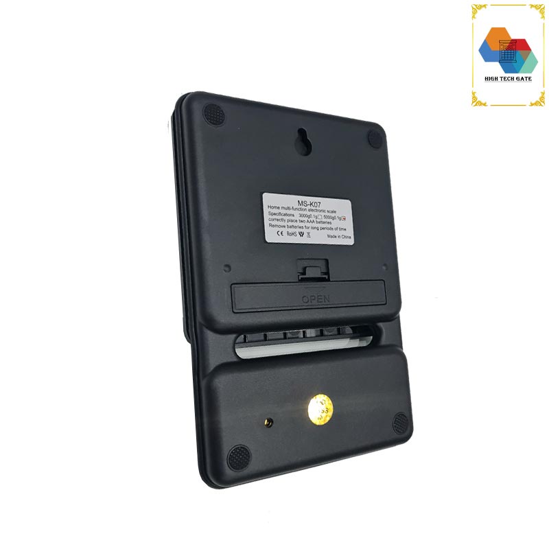 Cân Tiểu Ly Nhà Bếp Ms-k07 Có Timer Hẹn Giờ, Chuyên Dùng Pha Chế Đồ Uống Cafe, Làm Bánh, Tặng Kèm Sẵn 2 Pin Aaa Sử Dụng