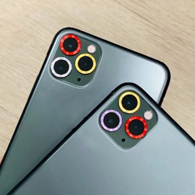 Ốp viền camera kim loại không kính cho iphone 11, 11 pro/ promax, 12, 12 mini, 12 pro, 12 pro max