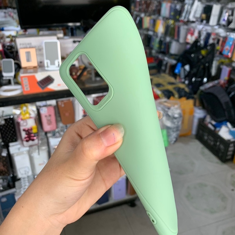 Ốp Vivo V19 dẻo màu kiểu chống bẩn.