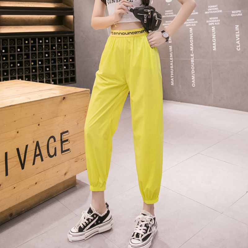 Quần ống rộng cạp cao dài đến mắt cá chân dành cho nữ | BigBuy360 - bigbuy360.vn