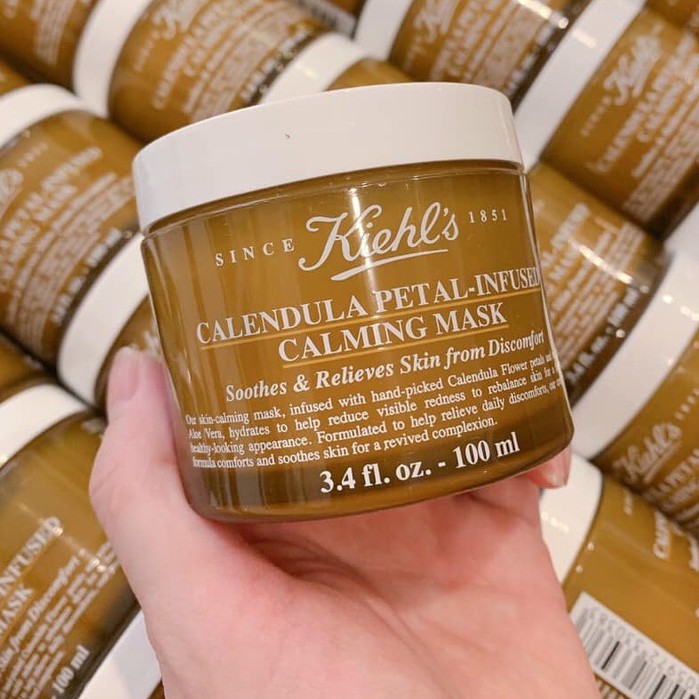 [MẪU MỚI  100ML] Mặt Nạ Hoa Cúc Dưỡng Ẩm Dịu Nhẹ Kiehls Calendula Petal-Infused Calming Mask