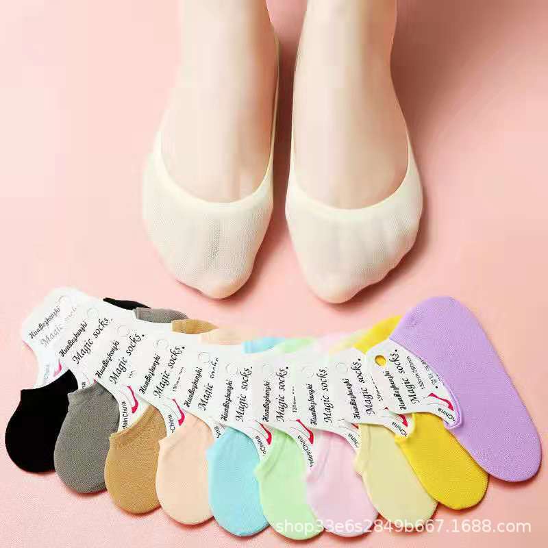 Vớ Silicone Siêu Mỏng Màu Kẹo Ngọt Thời Trang Mùa Hè Tth122 Cho Nữ