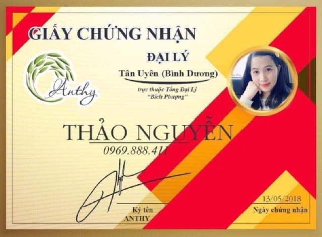 Bột cám gạo trà xanh Anthy organic