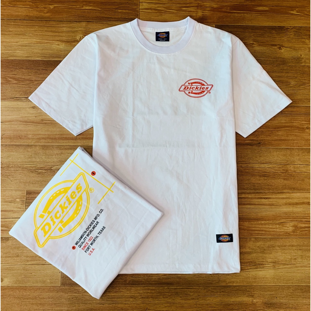Áo thun Dickies - Teeshirt Dickies Original - Đen & Trắng - Unisex nam nữ.