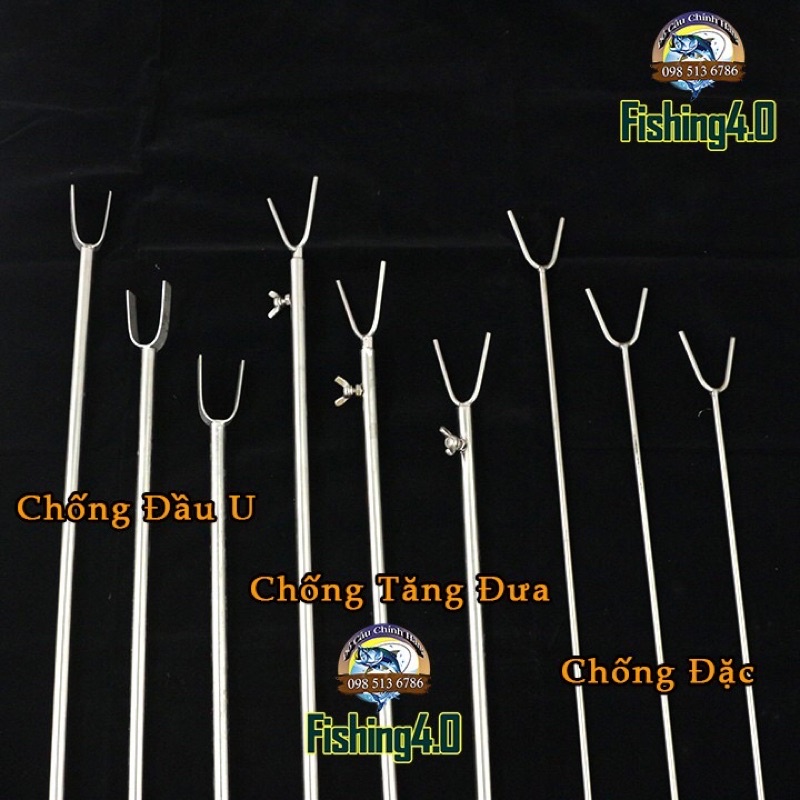Chống Cần Câu Máy Inox Loại Chữ U; Có Tăng Đưa