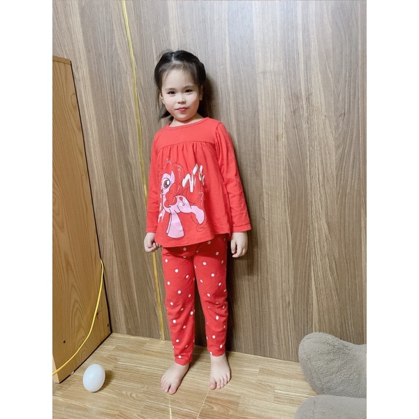 Quần áo bé gái, Bộ dài tay baby doll dễ thương. Hàng nhà máy chuẩn đẹp